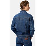 Wrangler - Classic Jas - Donkerblauw - Licht Elastisch Denim