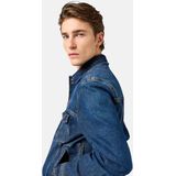 Wrangler - Classic Jas - Donkerblauw - Licht Elastisch Denim