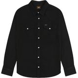 Lee - Regular Western - Overhemd - Zwart - 100% Katoen, Lange Mouwen, Twee Borstzakken