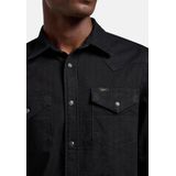 Lee - Regular Western - Overhemd - Zwart - 100% Katoen, Lange Mouwen, Twee Borstzakken