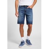 Jeansshorts - Korte - Denim - Blauw - Katoen/Polyester/Elastaan