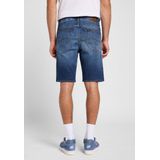 Jeansshorts - Korte - Denim - Blauw - Katoen/Polyester/Elastaan