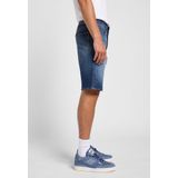 Jeansshorts - Korte - Denim - Blauw - Katoen/Polyester/Elastaan