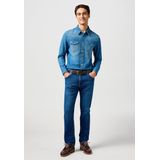 Wrangler - Greensboro - Jeans - Blauw - Regular Fit - Middelhoge Taille