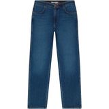 Wrangler - Greensboro - Jeans - Blauw - Regular Fit, Rechte Pijp, Duurzaam Katoenen Denim