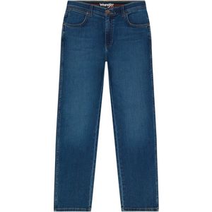 Wrangler - Greensboro - Jeans - Blauw - Regular Fit - Middelhoge Taille