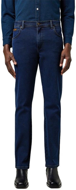 Wrangler - Texas - Jeans - Blauw - Free to Stretch-denim