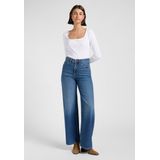 Lee - Stella - Wide Leg Jeans - Ink Pool - Retro Stijl