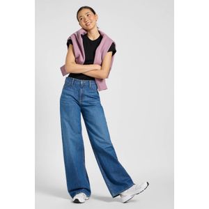 Lee - Wide Leg Jeans - Medium Blue Denim