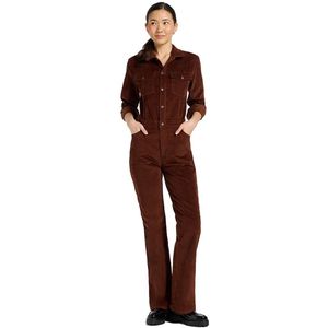 Lee - Western Jumpsuit - Luxe Brown - Lange Mouwen