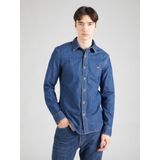 Levi´s - Battery Overhemd - Blauw - Katoen/Gerecycled Katoen/Polyester