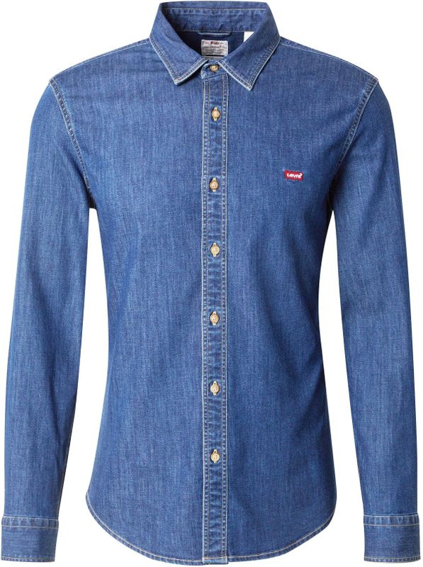 Levi´s - Battery Overhemd - Blauw - Katoen/Gerecycled Katoen/Polyester