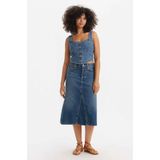 Rok HR A Line Decon Skirt LEVI'S. Denim materiaal. Maten 27 US - 34/36 EU. Blauw kleur