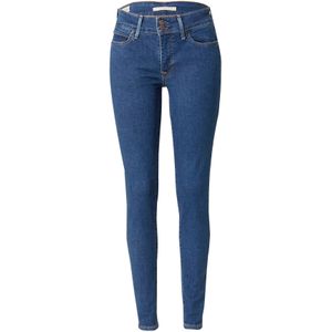 Levi's - 711 Double Button - Jeans - Blauw - Skinny met dubbele knoopsluiting