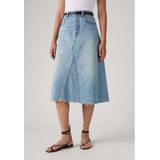 Spijkerrok - Blauw - 100% Katoen - Hoge Taille