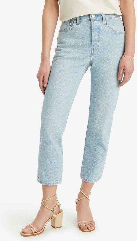Levi's Dames 501 Crop Jeans, Wow Me Over, 27W / 26L