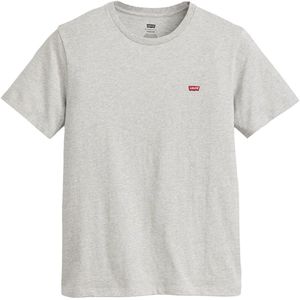 Original Housemark - T-shirt - Grijs - Katoen - Korte Mouwen