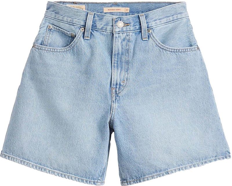 Levi's - High-Rise Baggy Shorts - Korte Broek - Multi - 95% Katoen, 5% Gerecycled Katoen