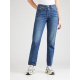 Levi's - 501 Crop Spijkerbroek - Blauw - 23% Lyocell, 77% Katoen