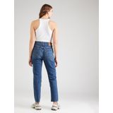 Levi's - 501 Crop Spijkerbroek - Blauw - 23% Lyocell, 77% Katoen
