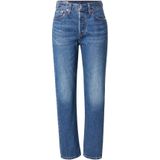 Levi's - 501 Crop Spijkerbroek - Blauw - 23% Lyocell, 77% Katoen