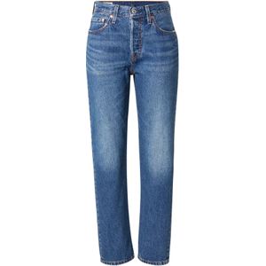 Levi's - 501 Crop Spijkerbroek - Blauw - 23% Lyocell, 77% Katoen