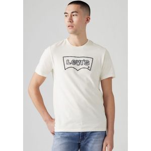 Levi's - Graphic Crewneck T-shirt - Wit - Katoen - Ronde Hals - Korte Mouwen