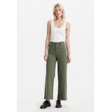 Vintage Chino Broeken - Groen - 98% Katoen, 2% Elastaan