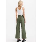 Vintage Chino Broeken - Groen - 98% Katoen, 2% Elastaan