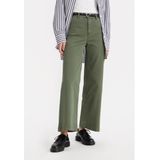 Vintage Chino Broeken - Groen - 98% Katoen, 2% Elastaan