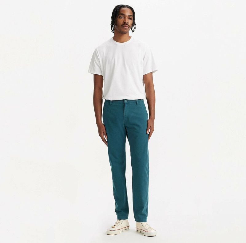 Levi's - XX Chino Broek - Kleur Kaki - 98% Katoen, 2% Elastaan