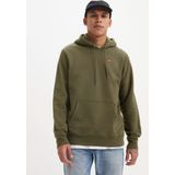 Levi's - Original Housemark - Hoodie - Groen - Katoen