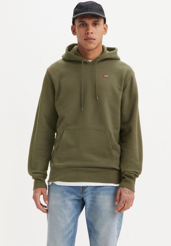 Levi's - Original Housemark - Hoodie - Groen - Katoen