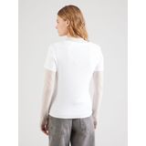 T-shirt - Wit - 100% Katoen - Getailleerd Model