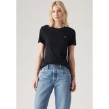 T-shirt - Caviar - 100% Katoen - Slim Fit