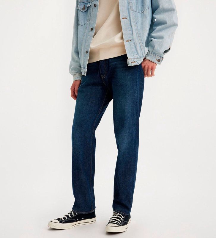 Levi's, Heren, Jeans, Blauw, Maat: W36 L32 Leer,