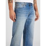 555™ Relaxed Straight Jeans - Blauw - Katoen - Casual