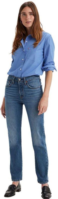 LEVI'S - 501® Original - Rechte Jeans - Blauw - Denim