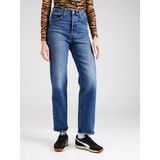Levi´s - Ribcage Straight Ankle - Spijkerbroek - Blauw - 99% Katoen, 1% Elastaan