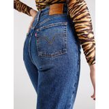 Levi´s - Ribcage Straight Ankle - Spijkerbroek - Blauw - 99% Katoen, 1% Elastaan