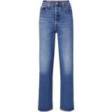 Levi´s - Ribcage Straight Ankle - Spijkerbroek - Blauw - 99% Katoen, 1% Elastaan