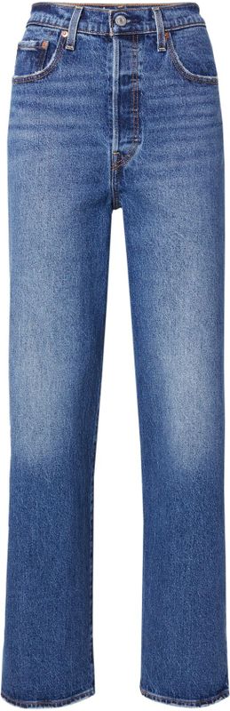 Levi´s - Ribcage Straight Ankle - Spijkerbroek - Blauw - 99% Katoen, 1% Elastaan