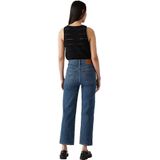 Levi´s - Ribcage Straight Ankle - Spijkerbroek - Blauw - 99% Katoen, 1% Elastaan