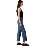 Levi´s - Ribcage Straight Ankle - Spijkerbroek - Blauw - 99% Katoen, 1% Elastaan