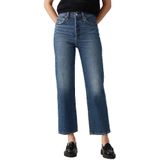 Levi´s - Ribcage Straight Ankle - Spijkerbroek - Blauw - 99% Katoen, 1% Elastaan