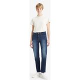 312 Shaping Slim Jeans - Blauw - 80% Katoen, 14% Polyester, 6% Elastaan