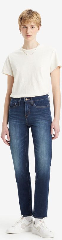 312 Shaping Slim Jeans - Blauw - 80% Katoen, 14% Polyester, 6% Elastaan