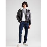 Levi's - 502 Tapered Jeans - Marineblauw - Katoen