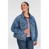 Levi's Plus Jeansjack - Lichte Used-Wassing - 100% Katoen - Relaxed Fit