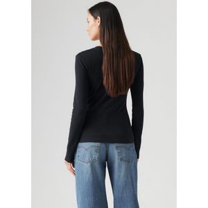 Essential Housemark - Basic T-shirt - Zwart - Katoen - Lange Mouwen